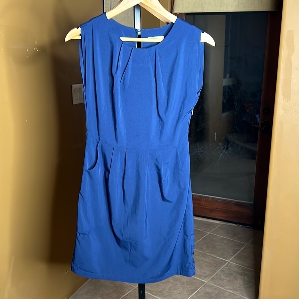 LAVAND. Anthropologie Navy Blue Sleeveless Dress Size Small